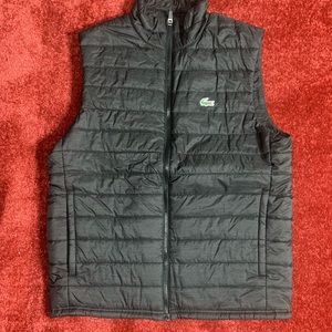 Men’s Black Lacoste Vest - M